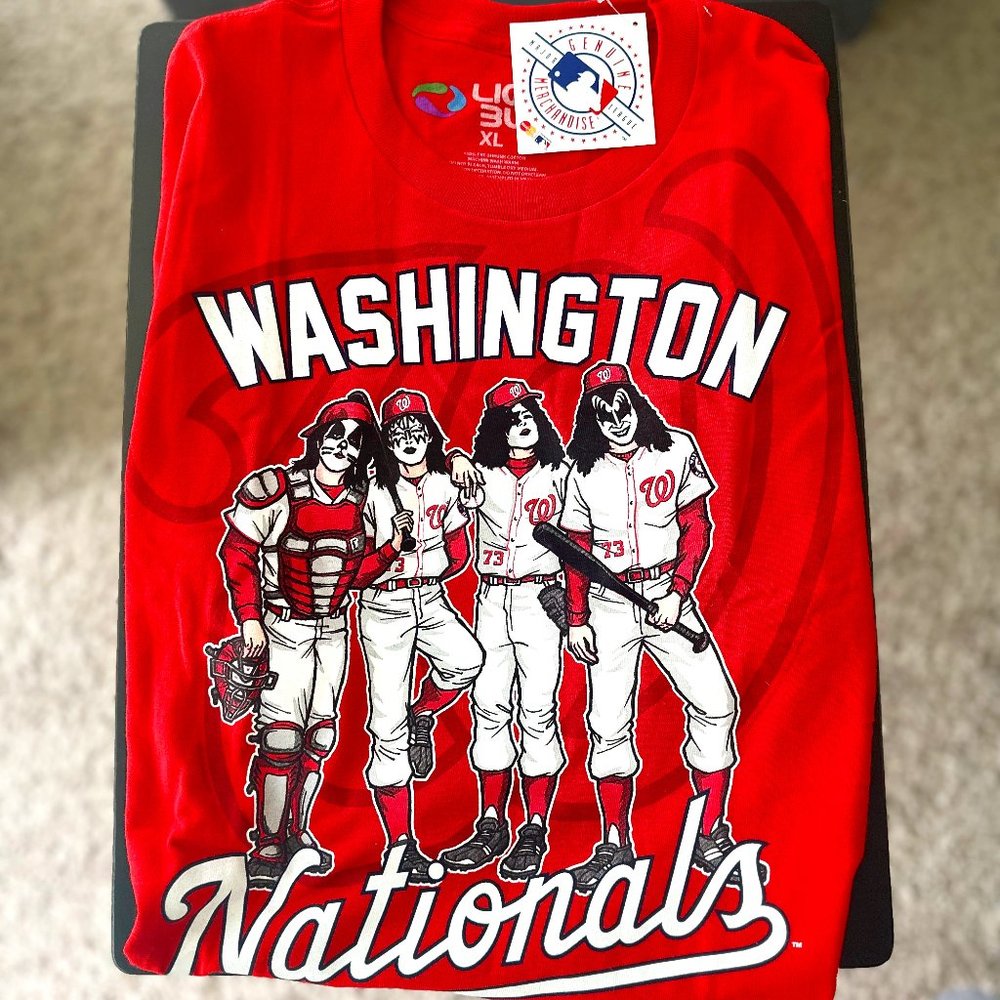 Liquid Blue XL Washington Nationals KISS T-Shirt